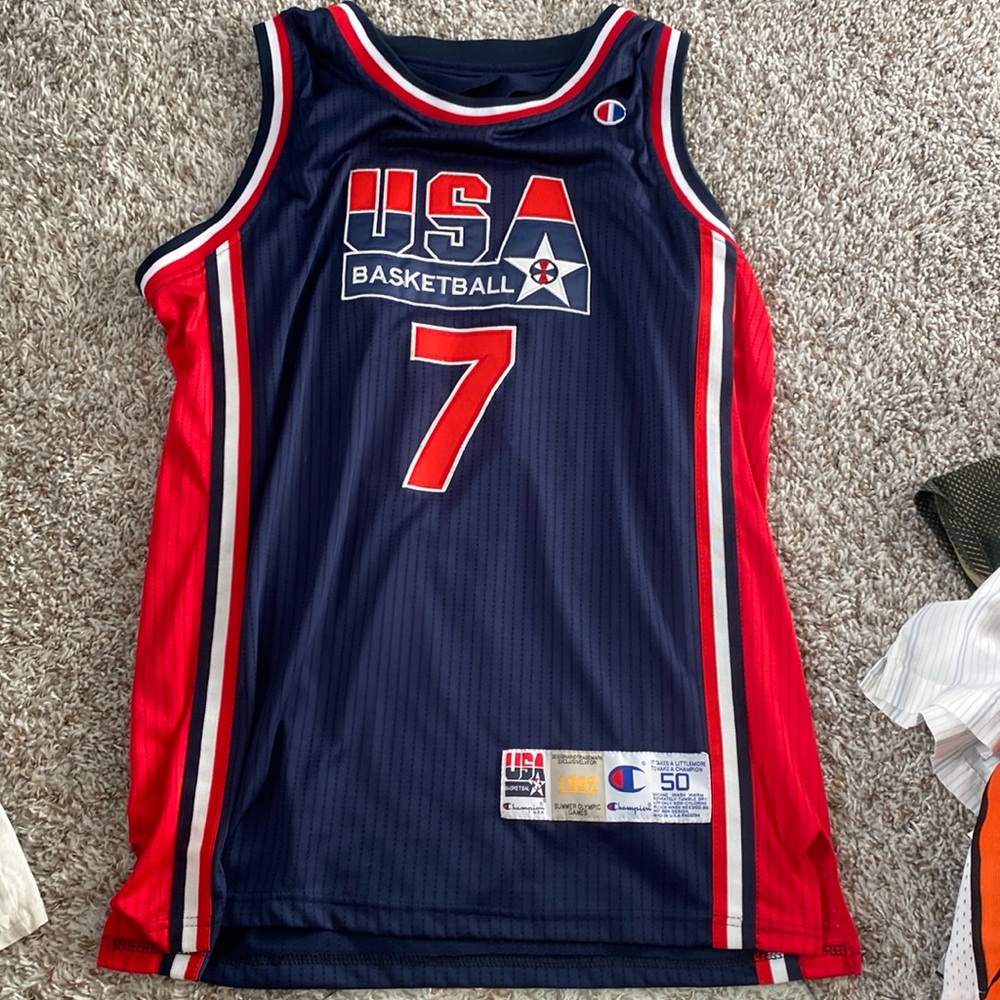 USA basketball jersey Larry bird